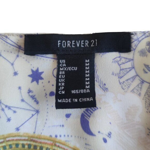 Forever21 Celestial Tie Back Crop Top - Picture 11 of 11